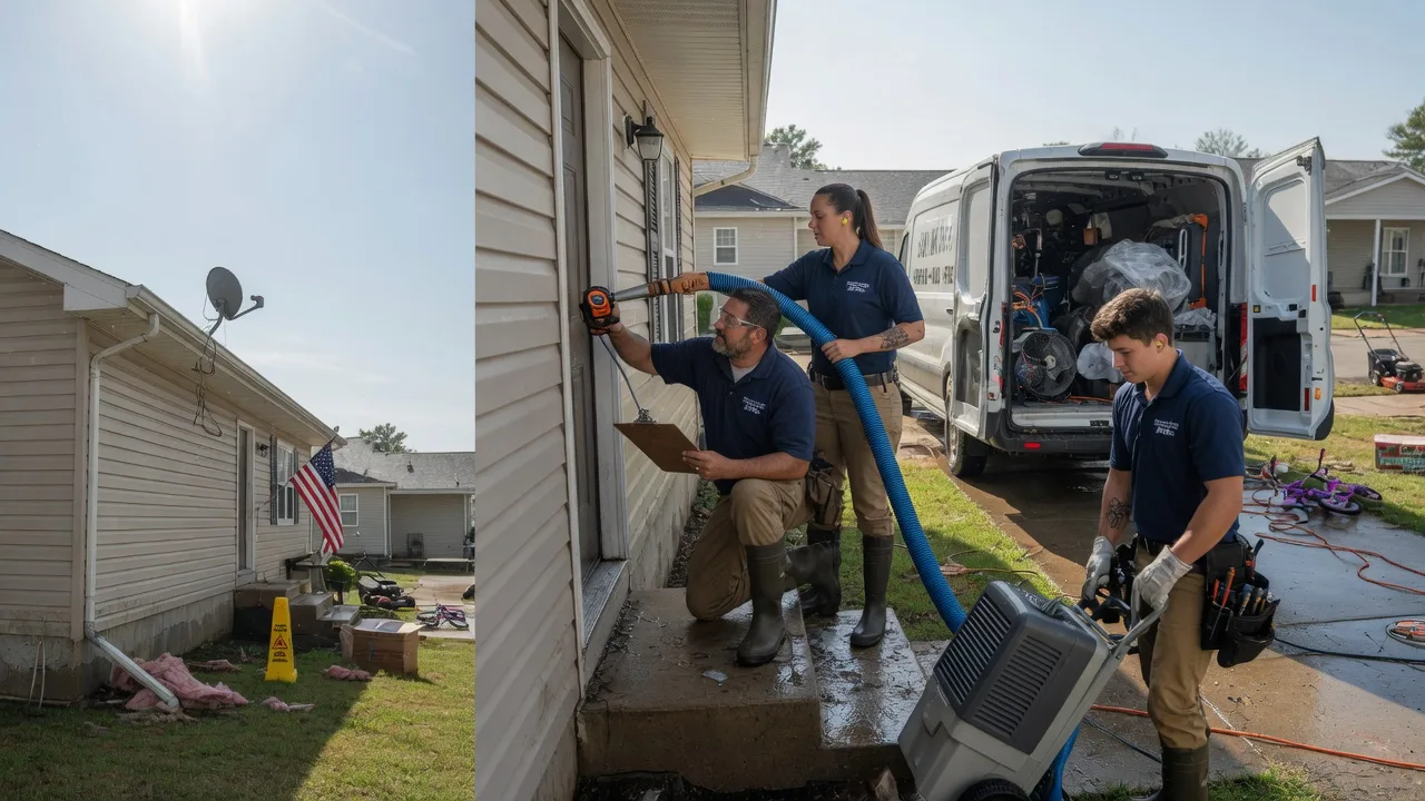Ceiling Water Damage Restoration in Roscoe, MO near me